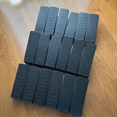 ダイソーシューズラック黒18個セット