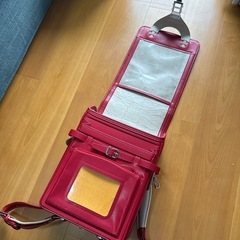 土屋鞄　ランドセル　赤x白の画像
