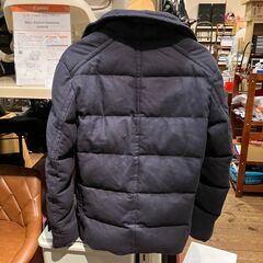 Men's Bigi（メンズビギ）ダウンピーコート（ネイビー）２号（Ｍ）の画像