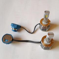 取引終了　値下げ　新品　ポンつけ可能 爆光 LEDヘッドライト D4S D4R 純正 HID LED化 ホワイト キャンセラー内蔵 HIDより明るい HID交換用の画像