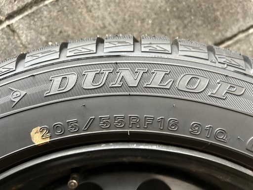 締め切りました。BMW 4本セット ダンロップ 205/55R16 91Q WM01 ウインターマックス ランフラットタイヤ スタッドレス