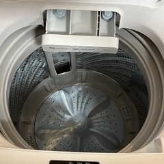 ハイセンス　縦ドラム式洗濯機　容量8kg 2021年製の画像