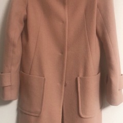 ロイヤルパーティー　ノーカラーコート　サーモンピンクの画像