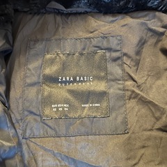 【美品】値下げ ZARA BASIC ネイビー ダウンジャケットの画像