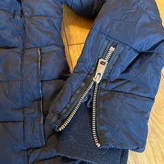 【美品】値下げ ZARA BASIC ネイビー ダウンジャケットの画像