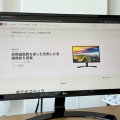 LG 23.8インチ 4Kディスプレイ　24UD58