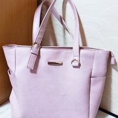 【処分】☆レディース☆トートバッグ(ピンク)☆※傷みあり