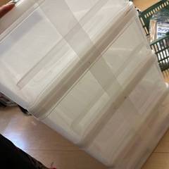 【値下げ可能】収納ケース×4（シングルベッド下などで入るサイズ）