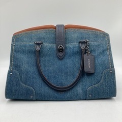 (ID249)COACH　 コーチ　マーサー サッチェルデニム 