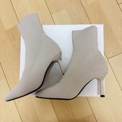 値下げ　RANDA ニットブーツ 