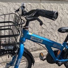 子供 男の子 自転車 18インチ JEEP20JE-18G 補助輪ありの画像