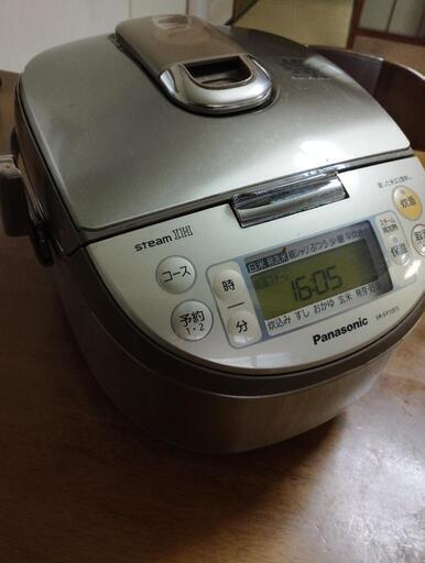 Panasonic　パナソニック　スチームIH ジャー炊飯器