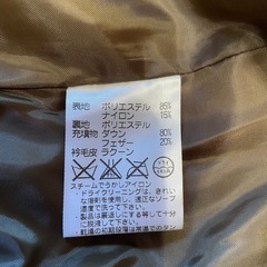 レナウンensuiteダウン　ラクーンファー付きの画像