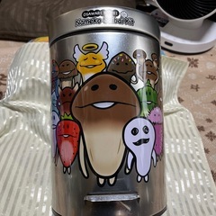 なめこ　ミニ足踏みゴミ箱　　17センチ× 26センチ
