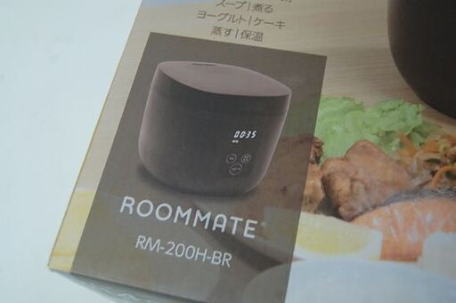 新品 ROOMMATE 4合炊飯器 HOKAHOKA炊き RM-218TE-BR 4合炊き ホワイト 炊飯ジャー 札幌市 清田区 平岡