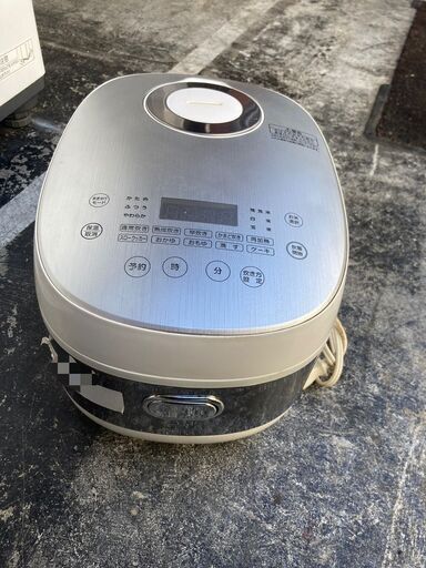☆中古￥6,800！大栄トレーディング　土鍋加工炊飯器　家電　DT-NSH1811-A型　2019年製　【BK048】