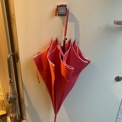 ピンクの傘