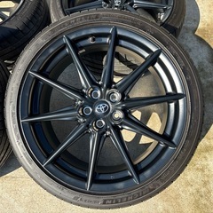 【受付終了】GR86 RZ用純正ホイール 4本 18 × 7.5J 48 5H 215/40R18 ノーマルタイヤ ホイール4本セット  の画像