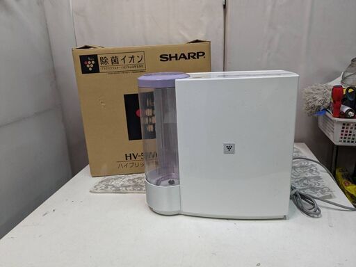 ☆中古￥3,000！SHARP　加熱気化式加湿器　家電　HV-50V6C-V型　2003年製　【BK052】