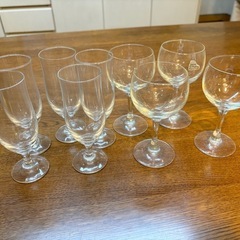 ワイングラスまとめての画像