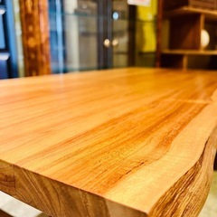 【池上店】 UNICO ウニコ  SOTO ソト　ローテーブル　ナチュラル　木製　北欧　モダン　チーク材　チーク無垢　無垢材　インテリア ミッドセンチュリー　カフェ風  耳付き　センターテーブル　リビングテーブル　の画像