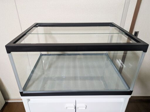 【使用1ヶ月美品+おまけ多数】らんちゅう水槽60×45×30cm