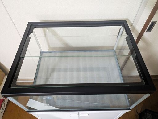 【使用1ヶ月美品+おまけ多数】らんちゅう水槽60×45×30cm