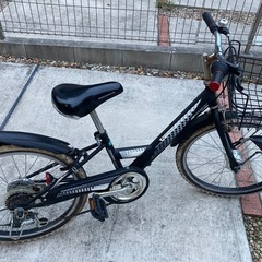 大幅値下げ！【ブラック22インチ】小学生用自転車?