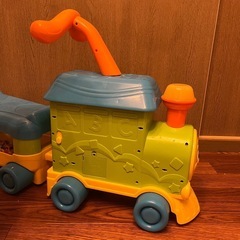 おもちゃ　
汽車　乗り物　ライド&ウォーカー　歩行器　手押し車の画像