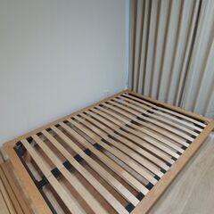【11月29日まで】無印良品　ベッドフレーム（ダブル）の画像