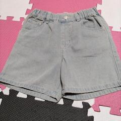 (女の子)デニムショートパンツ140
