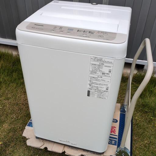 配送可❗️2020年製　Panasonic　5.0kg　送風乾燥機能付き！全自動洗濯機✨クリーニング済み✨