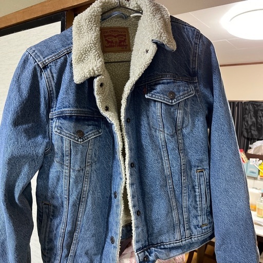 Mサイズリーバイスデニムジャケット秋冬用内ボア リーバイス