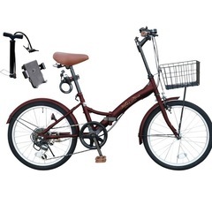 折りたたみ自転車 2024リニューアルモデル シマノ6段ギア
