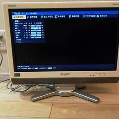 20インチTV  AQUOS(SHARP)　LC-20D30