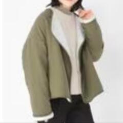 値下げ　studioCLIP 起毛リバーシブルボアブルゾン