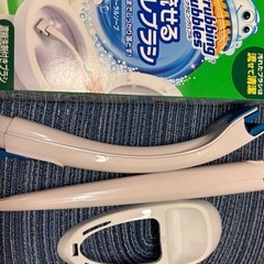【新品未使用】スラビングバブル　流せるトイレブラシ本体