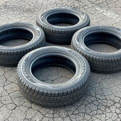 バリ山！ ダンロップ ウィンターマックス SJ8 225/65R17 2022年製 17インチ スタッドレスタイヤ 9分山 4本セット T-1476 リサイクルショップ札幌 買取本舗の画像