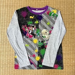 【光る！】スプラトゥーン長袖Tシャツ 140cm