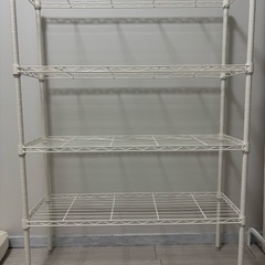 NITORI　ニトリ　スチールラック（STANDARD幅85cm 3段 ホワイト）　半額以下の画像