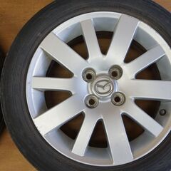 マツダ純正アルミホイール＋夏タイヤ　デミオＤＹ３Ｗ　ダンロップ　ＥＣ２０３　175/60R15の画像