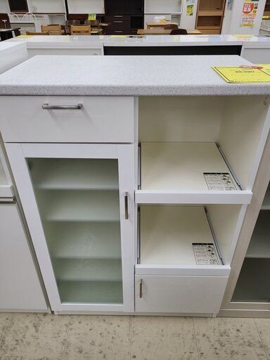 J7993　共和産業 レンジボード ホワイト クリーニング済み　【リユースのサカイ柏店】