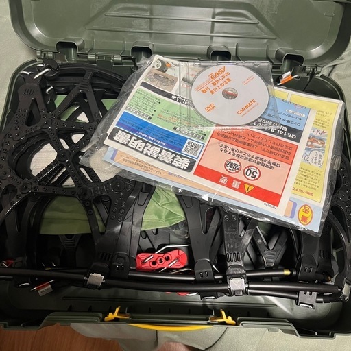 新品・タイヤチェーン EQ10(CARMATE) 【正規品】 簡単装着 日本製 JASAA認定 非金属 タイヤチェーン バイアスロン クイックイージー QE10