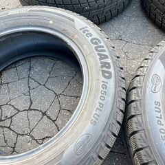 ヨコハマ iceGUARD アイスガード ig50 Plus 215/60R16 2019年製 16インチ スタッドレスタイヤ 4本セット 8分山 T-1478 リサイクルショップ札幌 買取本舗の画像