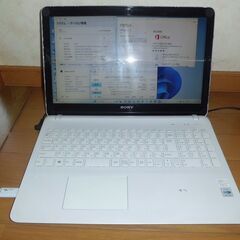 赤字出品　白いwin11PCどうですか？MSｵﾌｨｽ2013付V...