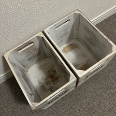 取引者決定済み　収納ボックス　2個セットの画像