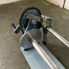 手動 箔切り機 メーカー不明 ホイルカッター ロールカッター 業務用 工業用 紙工機会 印刷 裁断機 Y0459の画像