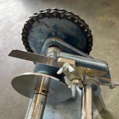 手動 箔切り機 メーカー不明 ホイルカッター ロールカッター 業務用 工業用 紙工機会 印刷 裁断機 Y0459の画像