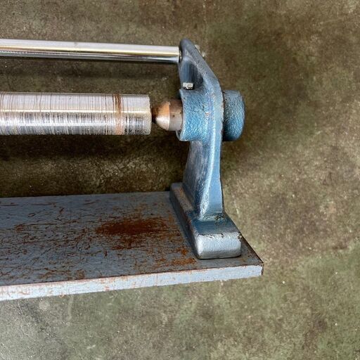 手動 箔切り機 メーカー不明 ホイルカッター 紙工機会 印刷 裁断機 Y0459 手動 箔切り機 メーカー不明 ホイルカッター ロールカッター