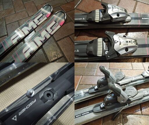 FISCHER AMC 300 165cm ＋ V9 ビンディング ☆送料込み FISCHER 165cm カービングスキー AMC300 vision V9 ビンディング